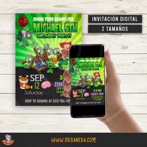 PVZ invitaciones digitales by Susaneda