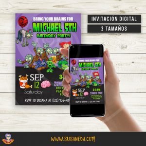 PVZ invitaciones digitales by Susaneda