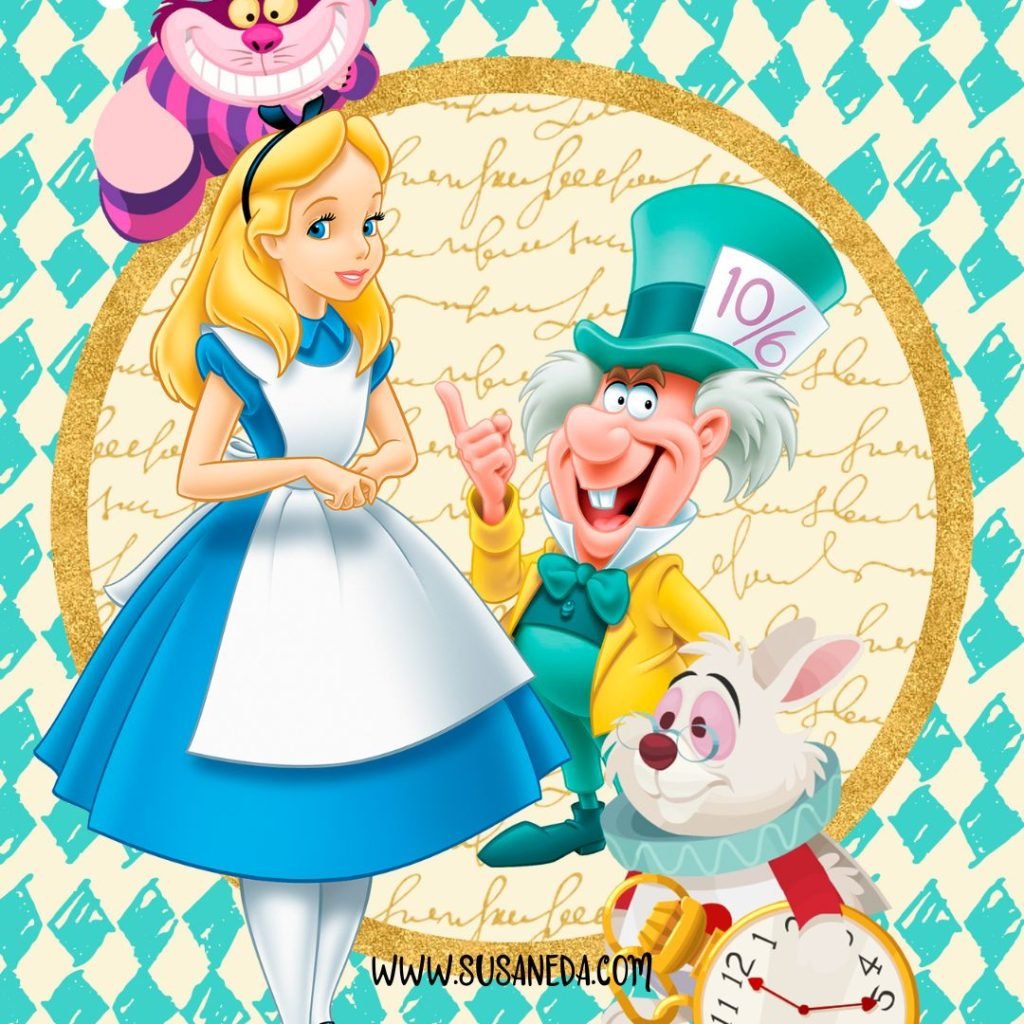 Alice in Wonderland imprimibles by Susaneda