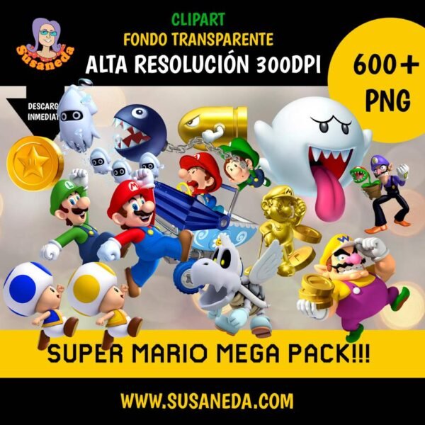 SuperMario clipart by Susaneda 3 | Susaneda Shop