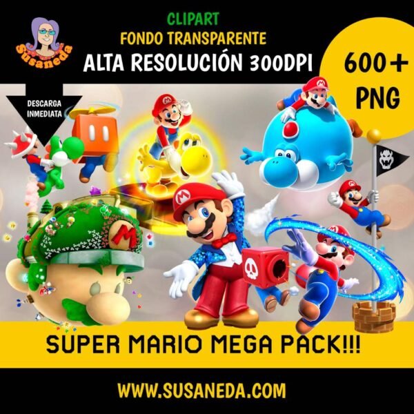 SuperMario clipart by Susaneda 5 | Susaneda Shop