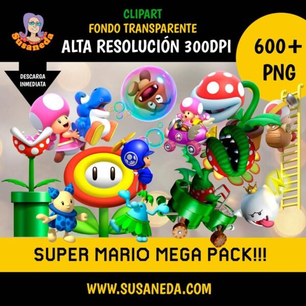 SuperMario clipart by Susaneda 6 | Susaneda Shop