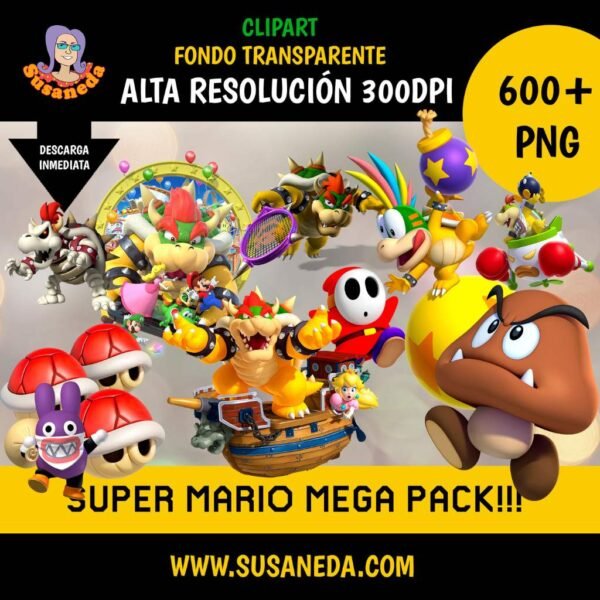 SuperMario clipart by Susaneda 7 | Susaneda Shop