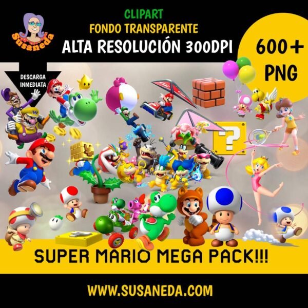 SuperMario clipart by Susaneda 9 | Susaneda Shop