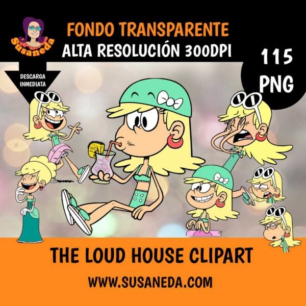 The Loud House clipart pack by Susaneda 8 | Susaneda Shop