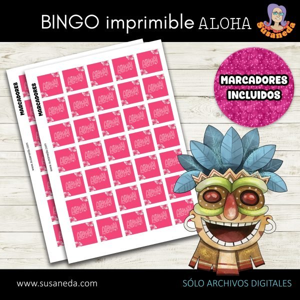 BINGO ALOHA miniaturas A4 4 scaled | Susaneda Shop