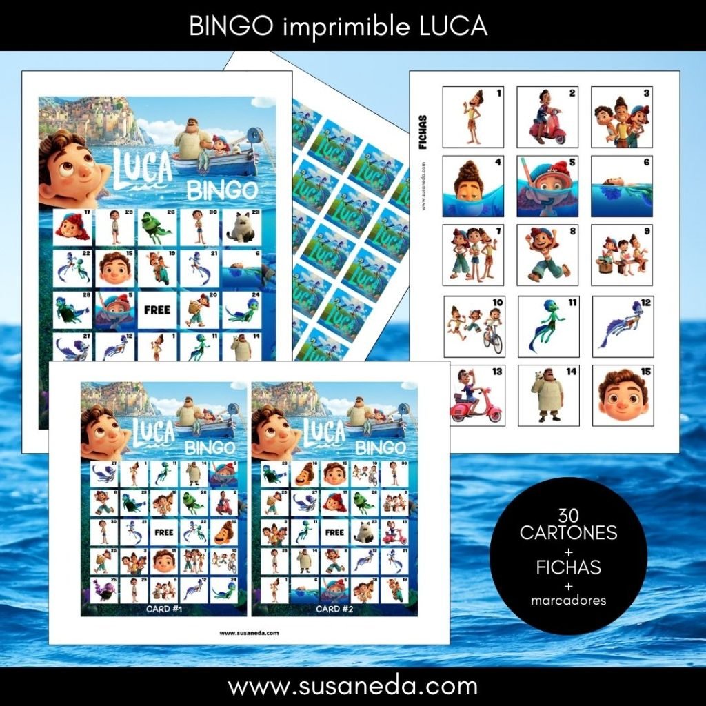 Luca Bingo imprimible by Susaneda