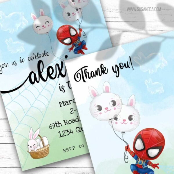 Invitacion Spiderman by Susaneda 2 | Susaneda Shop