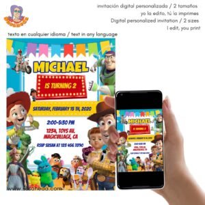 Invitación Toy Story