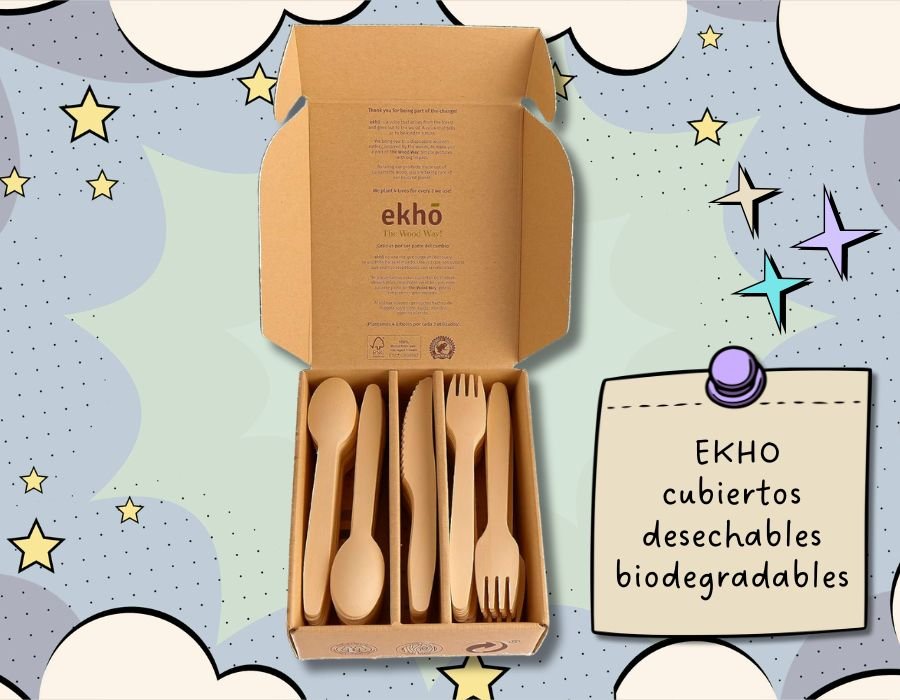 EKHO cubiertos biodegradables | Susaneda Shop