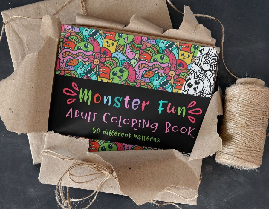 Monster Fun coloring book