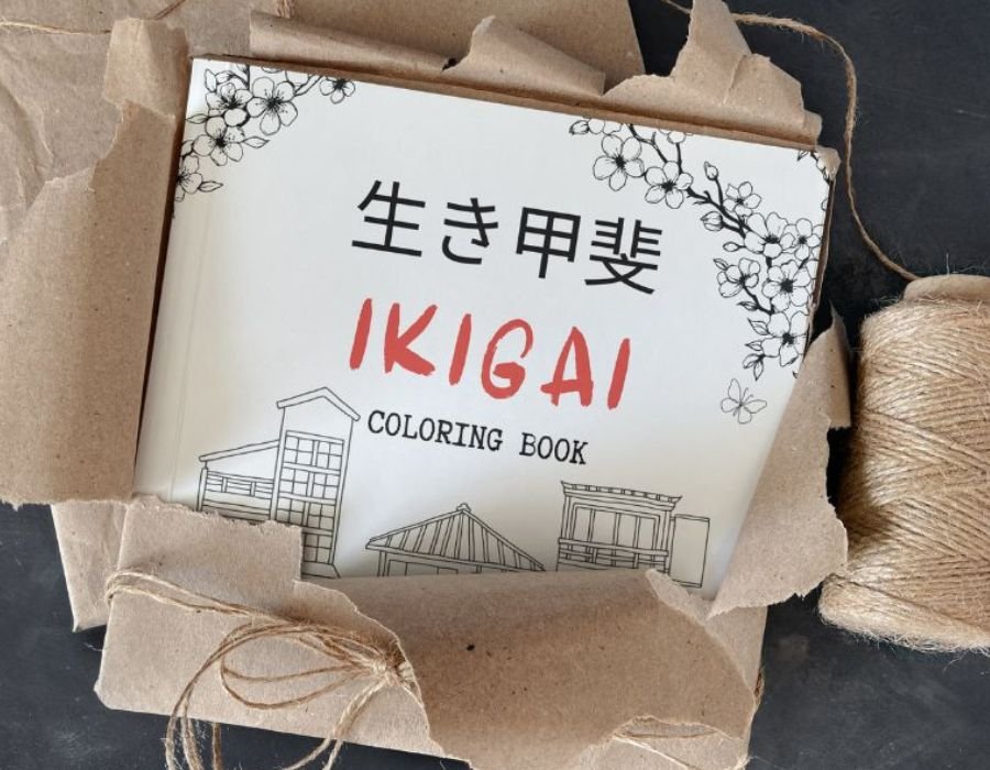 Ikigai coloring book