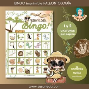 Bingo Paleontología by Susaneda