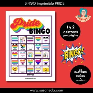 Bingo Imprimible PRIDE