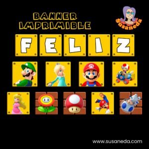 Super Mario Banner Imprimible