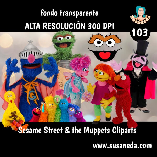 Sesame Street clipart pack