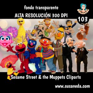 Sesame Street clipart pack