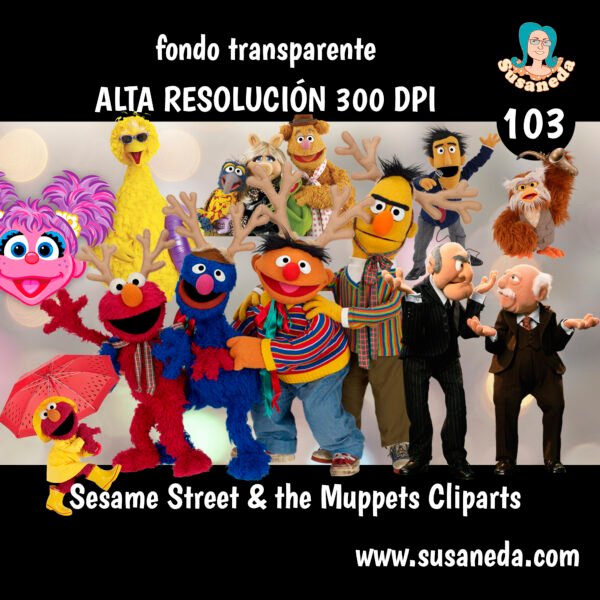 Sesame Street clipart pack
