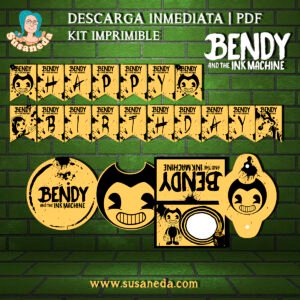Bendy Ink Machine Printable Party Kit
