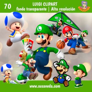 LUIGI CLIPART PACK