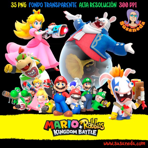 Mario and the Rabbids clipart - Imagen 4