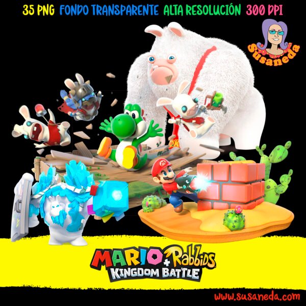 Mario and the Rabbids clipart - Imagen 3