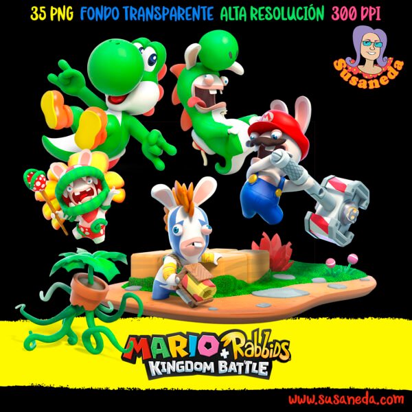 Mario and the Rabbids clipart - Imagen 2