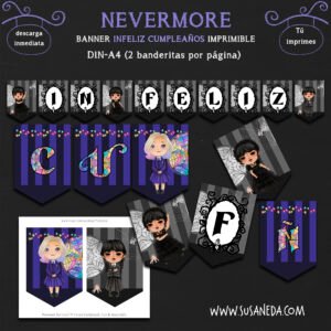 Nevermore-infeliz-cumpleaños-banner