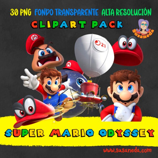 SUPER MARIO ODYSSEY clipart - Imagen 4