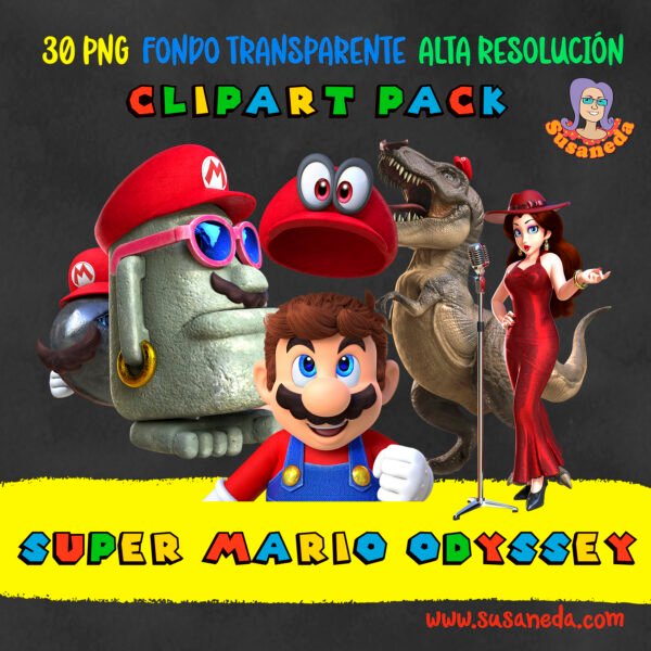 SUPER MARIO ODYSSEY clipart - Imagen 3