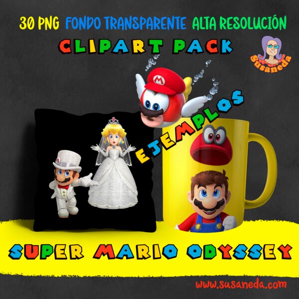 SUPER MARIO ODYSSEY clipart - Imagen 6