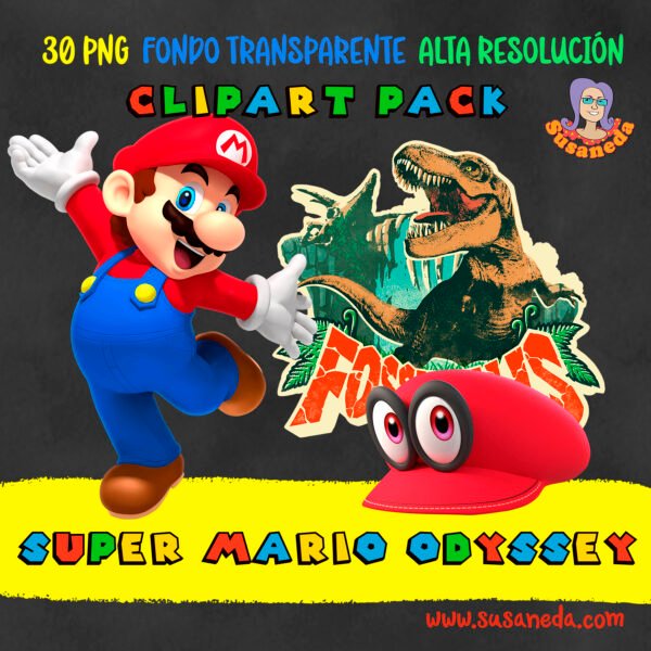 SUPER MARIO ODYSSEY clipart - Imagen 5