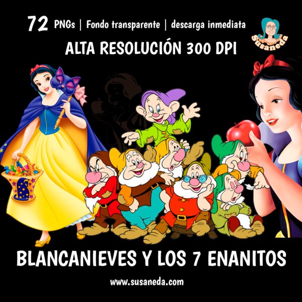 Blancanieves clipart - Imagen 3