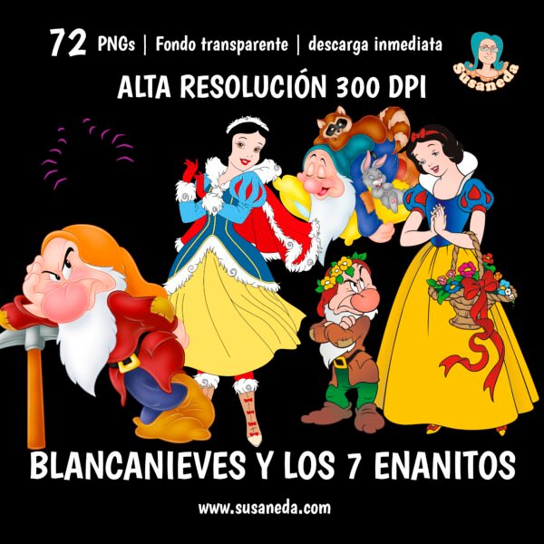 Blancanieves clipart - Imagen 2