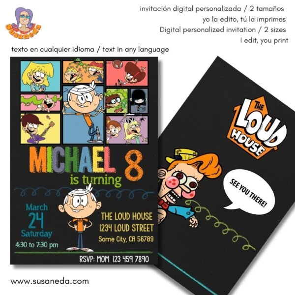 Invitación The Loud House
