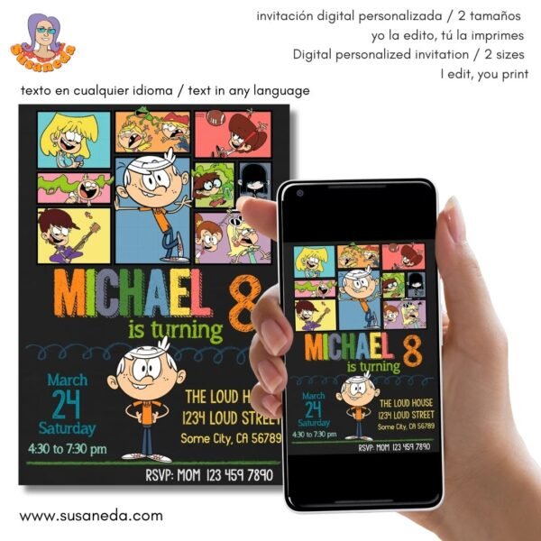 Invitación The Loud House