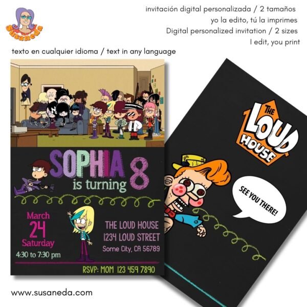 Invitación The Loud House