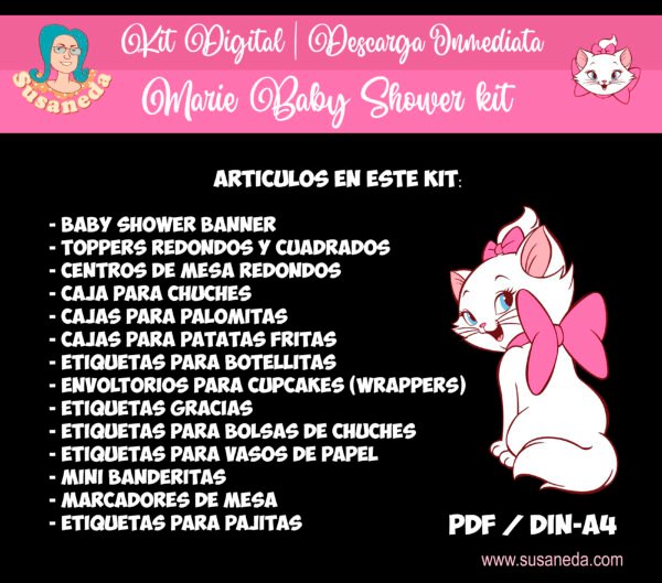 Marie Baby Shower kit